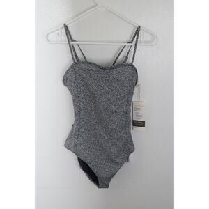 Vuori Black and White Women Swim One Piece